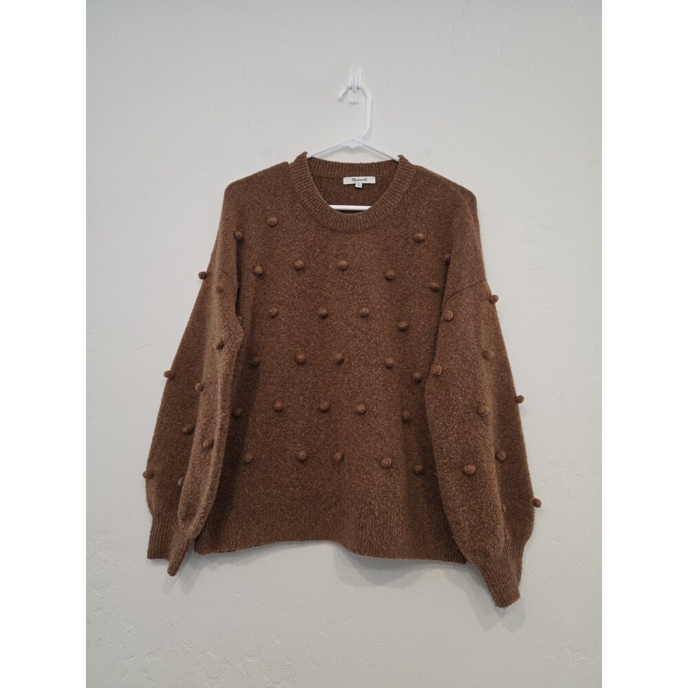 Madewell Women’s Brown Brockton Bobble Sweater Size XS
